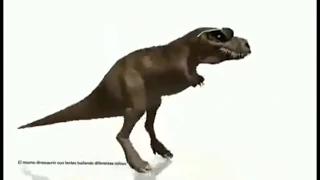 динозавр танцует под какао какао