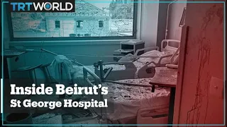 Inside a destroyed Beirut hospital