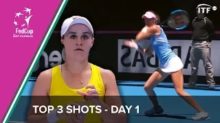 Fed Cup Final 2019 | Top 3 Shots: Day 1 | ITF