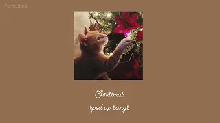 Christmas sped up songs 🎄 part 3 🎁