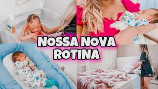 ROTINA DA MANHÃ COM O BEBÊ RECÉM NASCIDO