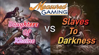 #3.22 Slaves to Darkness vs Daughters of Khaine! 2000 point Age of Sigmar Battle Report