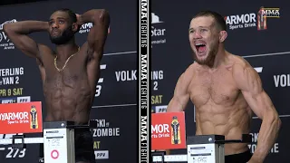 UFC 273 Weigh-Ins: Petr Yan, Aljamain Sterling Scream After Making Weight - MMA Fighting