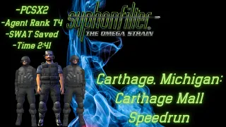 [Carthage Mall Speedrun SWAT Saved 2:41 PCSX2] Syphon Filter: The Omega Strain