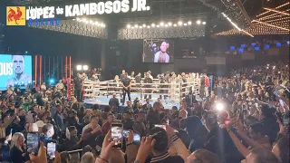 Teofimo Lopez vs George Kambosos Jr. Ring Walk | Fighter Introductions | from November 27, 2021