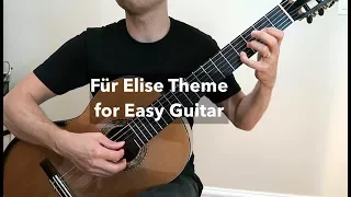 Easy Für Elise Theme by Beethoven for Guitar