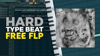 [FREE FLP] Hard Trap X Scarlxrd Type Beat - "OKAY!" - FL Studio Project 2023