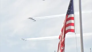 Thunderbirds, Blue Angels fly over Philadelphia region