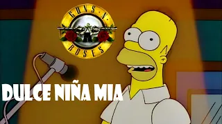 Homero Simpson - Sweet Child O' Mine (Español Latino) Ai Cover