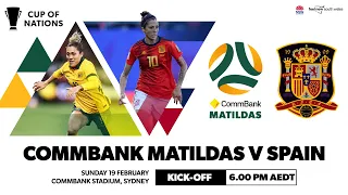 CommBank Matildas v Spain | Cup of Nations 2023