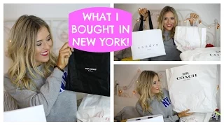 NYC HAUL - WHAT I BOUGHT IN NEW YORK! AMERICAN CANDY, WOODBURY COMMON, YSL BAG & MORE | EmTalks