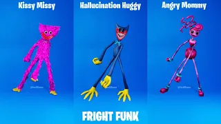 Best Fortnite Dances with Poppy Playtime Characters, Scenario, Dancin' Domino, Social Climber