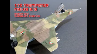 MiG-29 9.13 Sudanese Air Force 1/72 Trumpeter Plastic Model Full Video Build