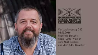 NSU-Prozess - Friedrich Burschel 03. Juni 2016