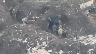 Ukrainian Drone Vs Russian Soldiers