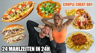 Wir essen 24 Mahlzeiten in 24 Stunden I Couple Cheat Day
