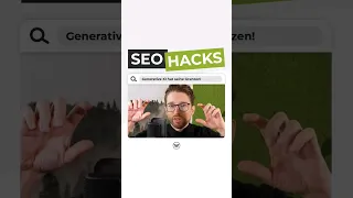 Generative KI hat seine Grenzen | SEO HACK #seo #contentmarketing #generativeki #google