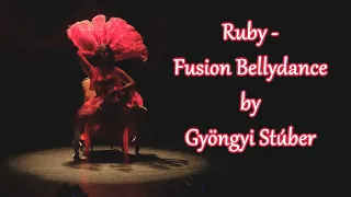 Gyongyi Stuber performing Ruby, a fusion belly dance piece