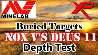 XP DEUS II VS MINELAB EQUINOX 800, EXTREME DEPTH TEST, metal detecting uk