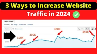 3 Ways to Increase Website Traffic in 2024 @Seosmartkey