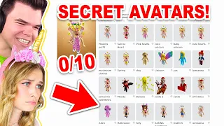 My BOYFRIEND RATES My SECRET AVATARS! (Roblox)