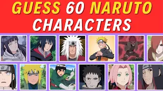 Guess 60 Naruto Characters in 3 Second⏱🥷🍥Challenge Your Friend and Family!!🥇