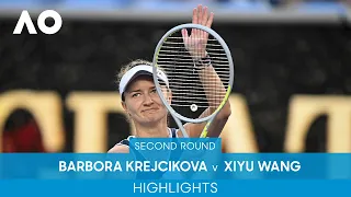 Barbora Krejcikova v Xiyu Wang Highlights (2R) | Australian Open 2022