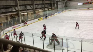 Tyler Bates #2 White - Nov 2017 vs Yale CSSHL U18