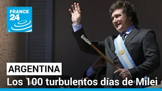 Claroscuros de los 100 primeros días de Javier Milei como presidente de Argentina • FRANCE 24