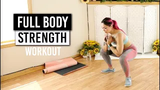 FUN Full Body Strength Workout w/ Beginner Mods