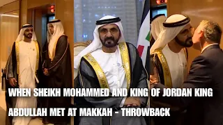 Sheikh Hamdan Fazza King Sheikh Mohammed Mert  King Of Jordan At Makkah - Throwback