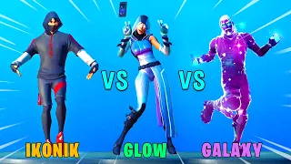 Exclusive Skins Battle: IKONIK vs GLOW vs GALAXY // Fortnite Dance Battle