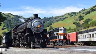 Southern Pacific 2472 and 3194 Spring Steam Weekend