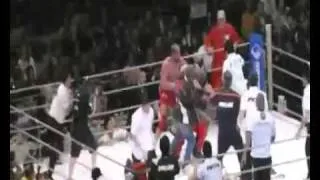 Pride 31 - Brawl Broke Out! (Shogun vs Coleman, from the seats)