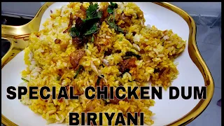 CHICKEN DUM BIRIYANI/TASTY CHICKEN BIRIYANI/ഏറ്റവും എളുപ്പത്തിൽ/ബിരിയാണി RECIPES