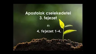 Apostolok cselekedetei 3. - 4. fejezet 1-4-- Folk Zsuzsa