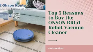 5 Reasons Why the ONSON BR151 Robot Vacuum is Your Next Cleaning Hero #vacuumrobot #walmartfinds