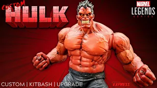 Marvel Legends Red Hulk Custom / Rulk / General Thaddeus E. "Thunderbolt" Ross Action Figure Review