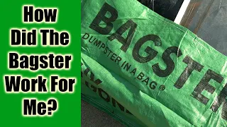 The Bagster by Waste Management - How Did The Dumpster In A Bag Perform - A Quick Review