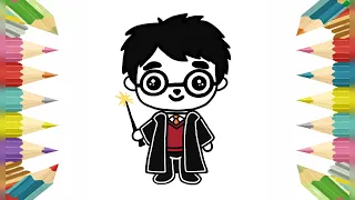 Harry Potter/ How to draw Harry Potter