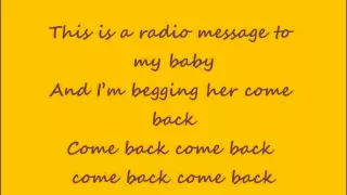 Radio Message - R. Kelly [OFFICIAL LYRICS]