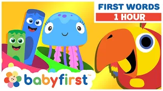 Toddler Learning Video | Color Crew & Larry Surprise Eggs | Sea & Farm Animals for Kids | BabyFirst