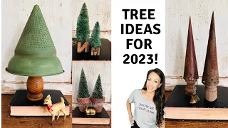 Upcycled Tree Ideas | High End Christmas Decor 2023 | Trash To Treasure Flips | Hicozy Icemaker