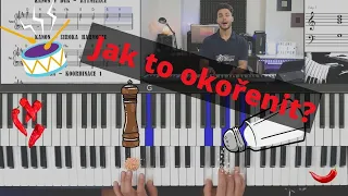 Jak okořenit hru na piano o zajímavé rytmizace - Kánon D dur