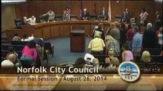 Formal 08/26/14 Session - Norfolk City Council