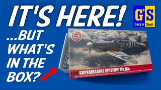 AIRFIX 2022 NEW SPITFIRE 1/24 what's in the box? - 1080p HD