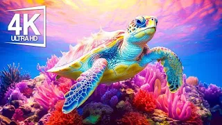 The Colors of the Ocean 4K ULTRA HD - The Best 4K Sea Animals for Relaxation & Calming Music