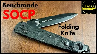 Benchmade SOCP Tactical Folder Review | Designed For The US Special Operations Combatives Program