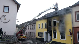 Wohnhausbrand in Freudenburg – 5 Verletzte