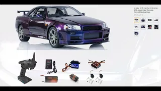 Amazon $3000 1/8 Scale Nissan GTR R34 Metal RC Car by Capo (Unlicensed?)
